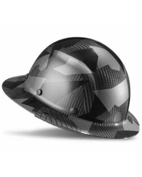 Lift Safety Men's Dax Carbon Fiber Full Brim Hard Hat, Black, hi-res