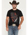 Image #1 - RANK 45&reg; Men's Rise To The Top Short Sleeve Graphic T-Shirt, Black, hi-res