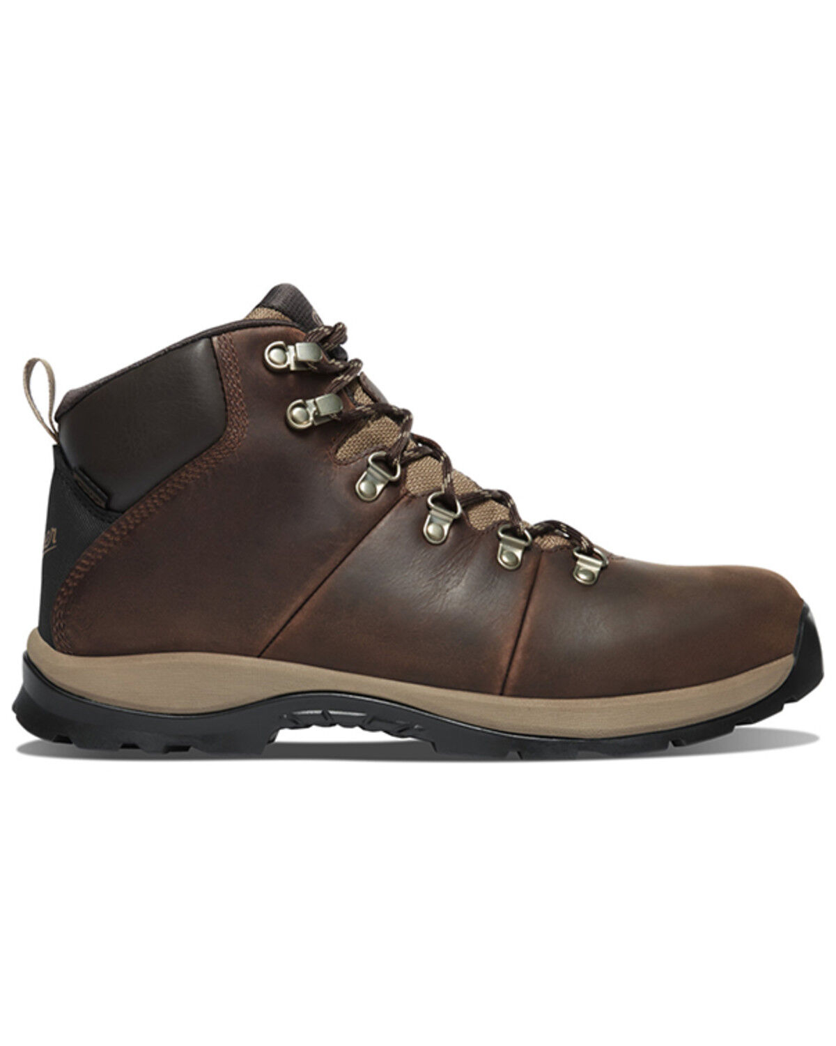 Image #2 - Danner Men's 4.5" Sandy Ridge Waterproof Work Boots - Aluminum Toe, Brown, hi-res
