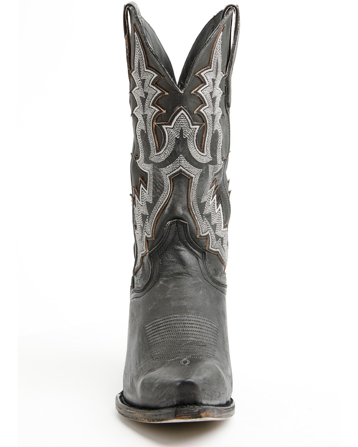 Image #4 - Dan Post Men's Diesel Western Boots - Snip Toe, Black, hi-res