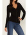Image #3 - Idyllwind Women's Quitman Studded Henley Shirt, Black, hi-res