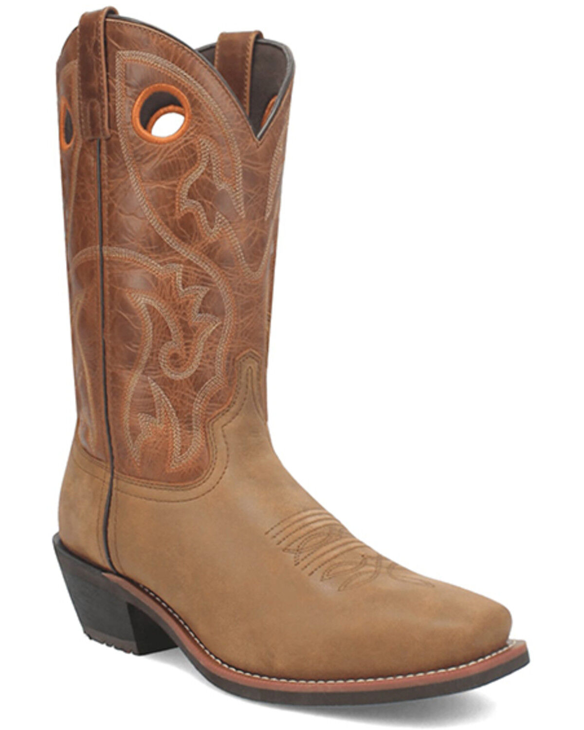 Image #1 - Dan Post Men's Frontier Performance Western Boots - Square Toe, Tan, hi-res