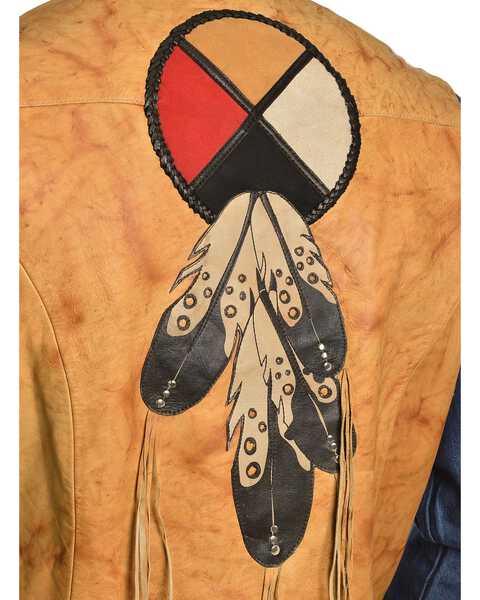 Image #4 - Kobler Circle of Life Leather Vest, Beige, hi-res