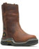 Image #1 - Wolverine Men's Raider Durashocks Waterproof Western Work Boots - Composite Toe, Brown, hi-res