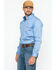 Image #2 - Carhartt Men's FR Dry Twill Work Shirt - Big & Tall, Med Blue, hi-res