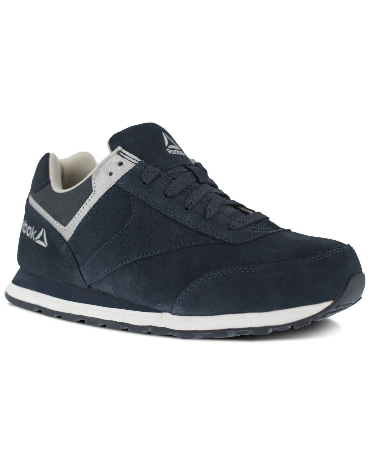 Reebok Men's Leelap Retro Jogger Work Shoes - Steel Toe, Blue, hi-res