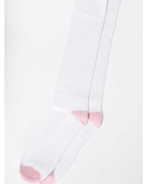 Image #2 - Shyanne Women's Tall Crew Socks - 3 Pack, White, hi-res