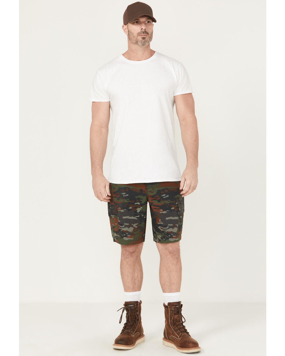 Image #1 - Lucky Brand Workwear Men's Camo Cargo Shorts, Camouflage, hi-res