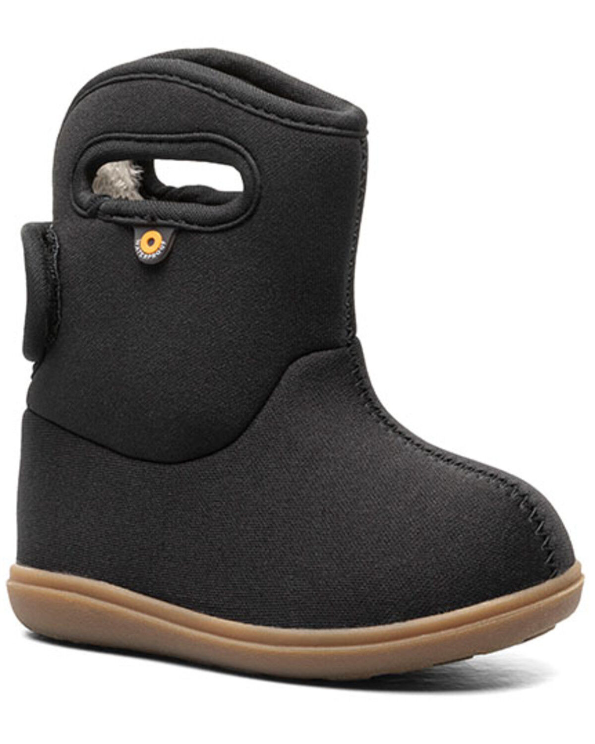 Image #1 - Bogs Toddler Boys' II Solid Rainboots, Black, hi-res