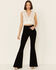 Image #2 - Molly Bracken Women's White Lace Crop Tank Top , , hi-res