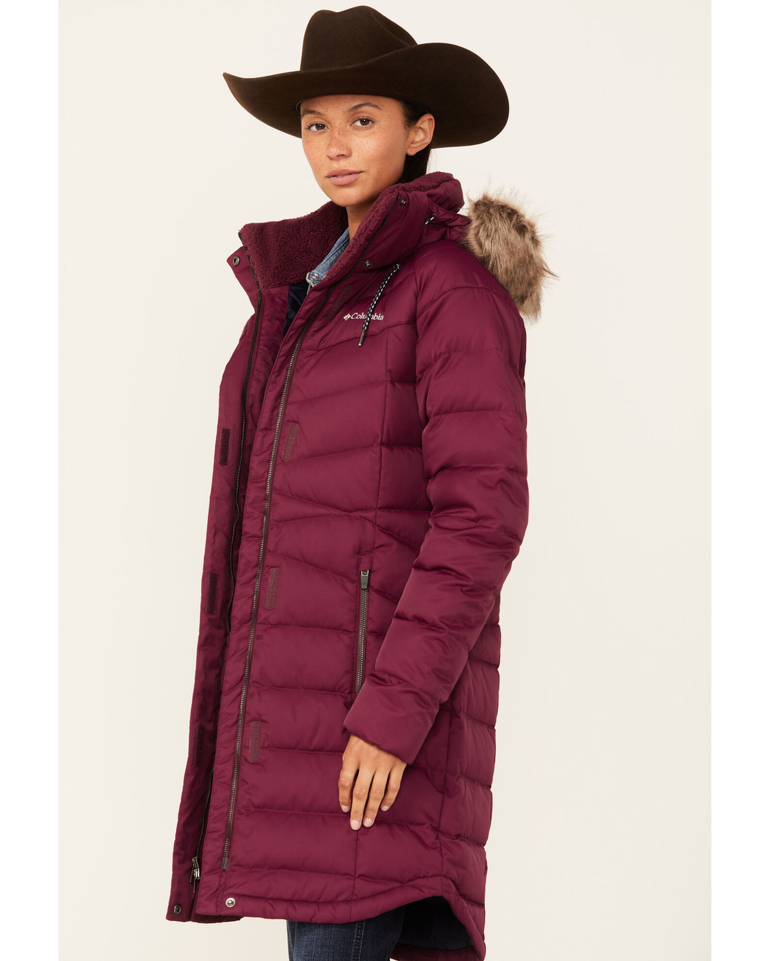 Columbia Women s Marionberry Belle Isle Mid Down Jacket Country Outfitter
