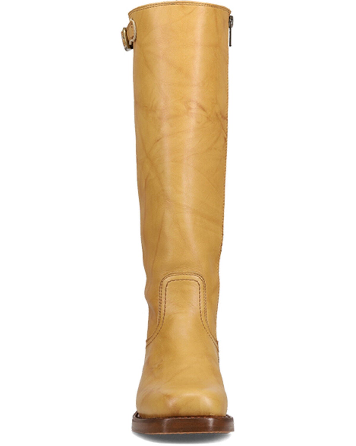 Image #4 - Frye Women's Campus Low Heel Tall Riding Boots - Round Toe, Mustard, hi-res