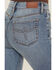 Image #4 - Shyanne Women's Luna High Rise Flare Super Stretch Denim Jeans, Medium Wash, hi-res