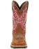 Durango Women's Rebel Waterproof Western Work Boots - Composite Toe , Brown, hi-res