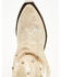 Image #6 - Liberty Black Women's Danet Tall Studded Western Boots - Round Toe, Gold, hi-res