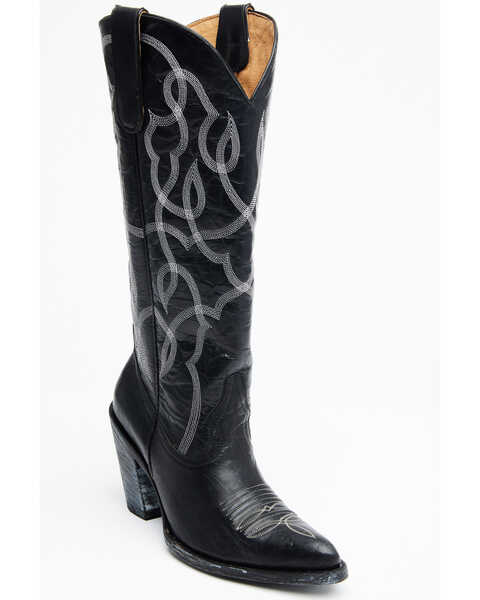 Idyllwind Women's Revenge Western Boots - Pointed Toe, Black, hi-res