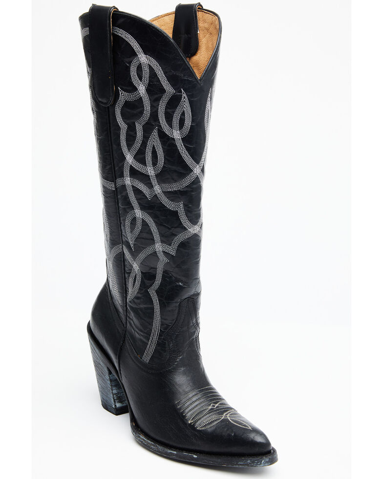 Idyllwind Women's Revenge Western Boots - Round Toe, Black, hi-res