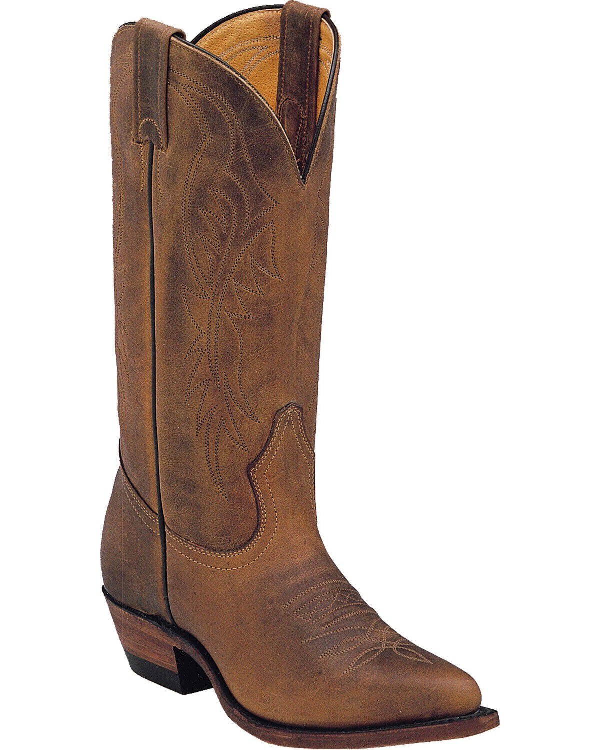 Boulet Women's Western Boots - Snip Toe, Golden Tan, hi-res
