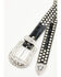 Image #3 - Shyanne Women's Rhinestone Studded Leather Belt, Black, hi-res