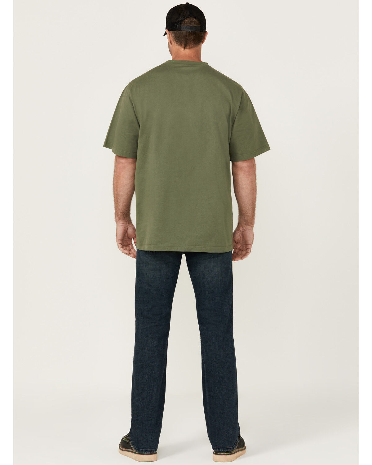 Image #3 - Hawx Men's Foundation Dark Wash Straight Stretch Denim Jeans, Indigo, hi-res