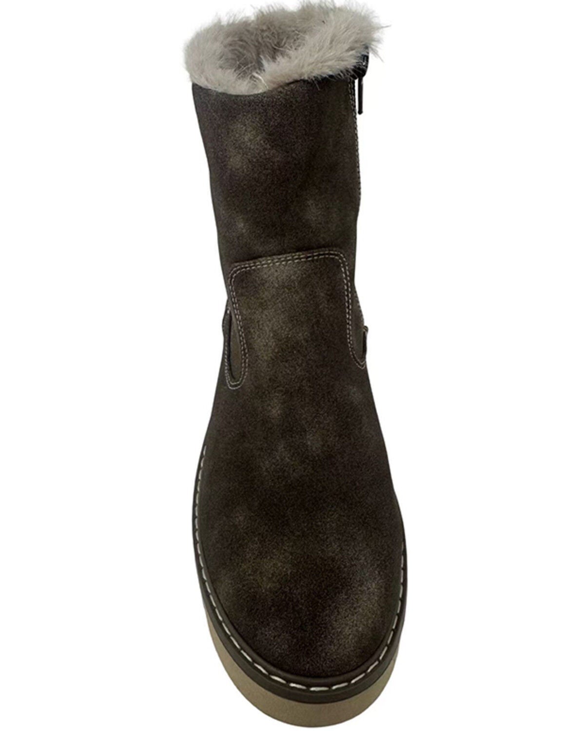 Image #4 - Very G Women's Marlo Casual Boots - Round Toe, Taupe, hi-res