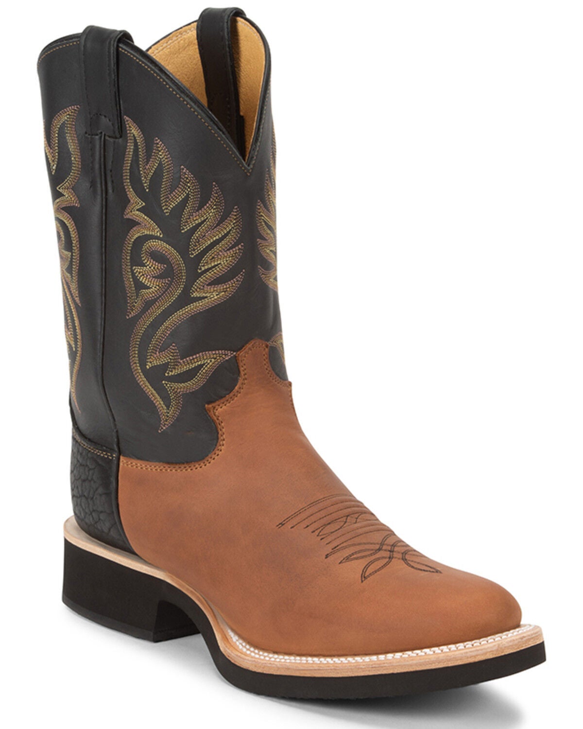 Justin Men's Paluxy Tekno Crepe Cowboy Boots - Round Toe, Coffee, hi-res