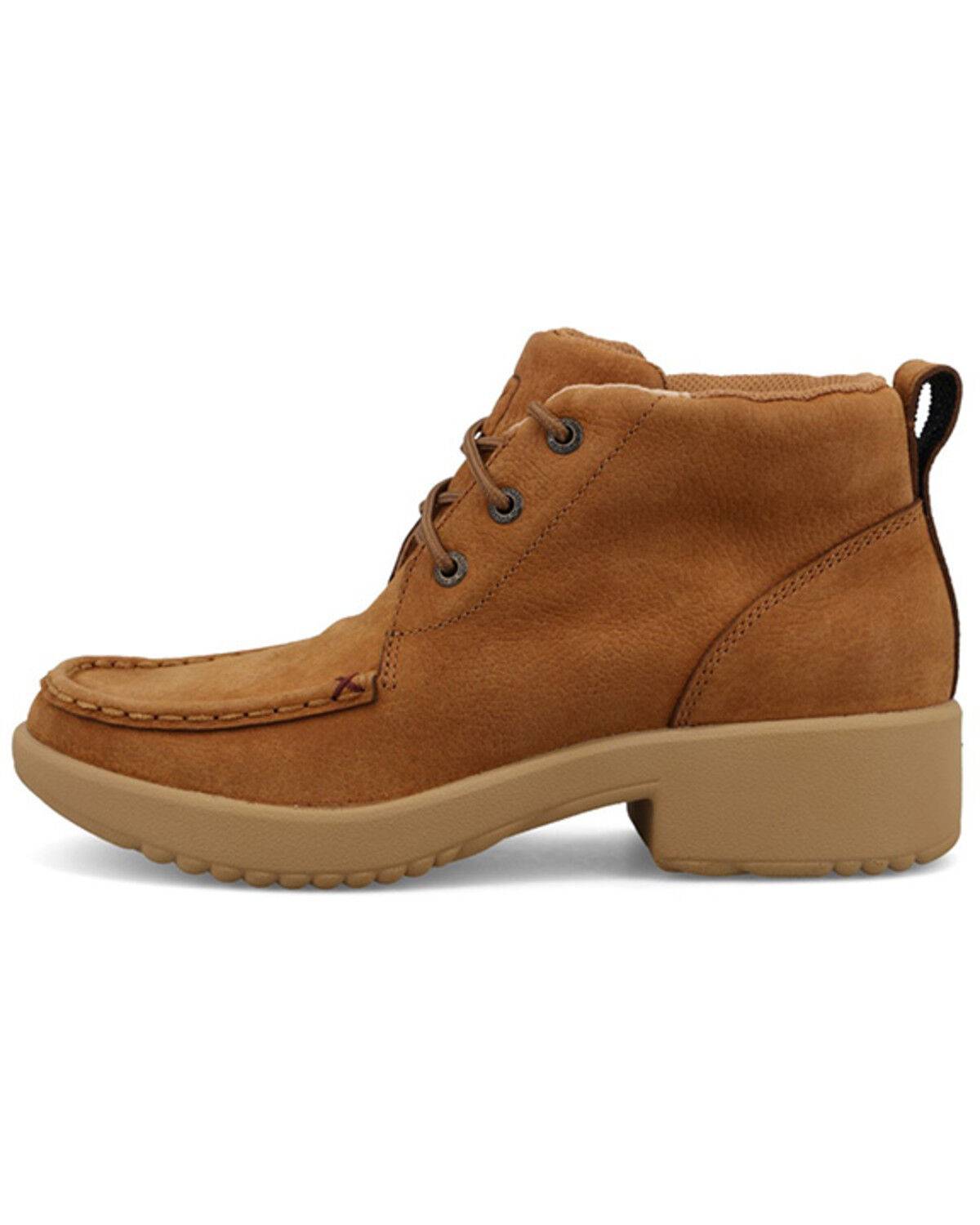 Image #3 - Twisted X Women's Platform Shoes - Moc Toe, Chestnut, hi-res