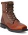 Image #1 - Ariat RigTek 8" Lace-Up Work Boots - Steel Toe, Brown, hi-res