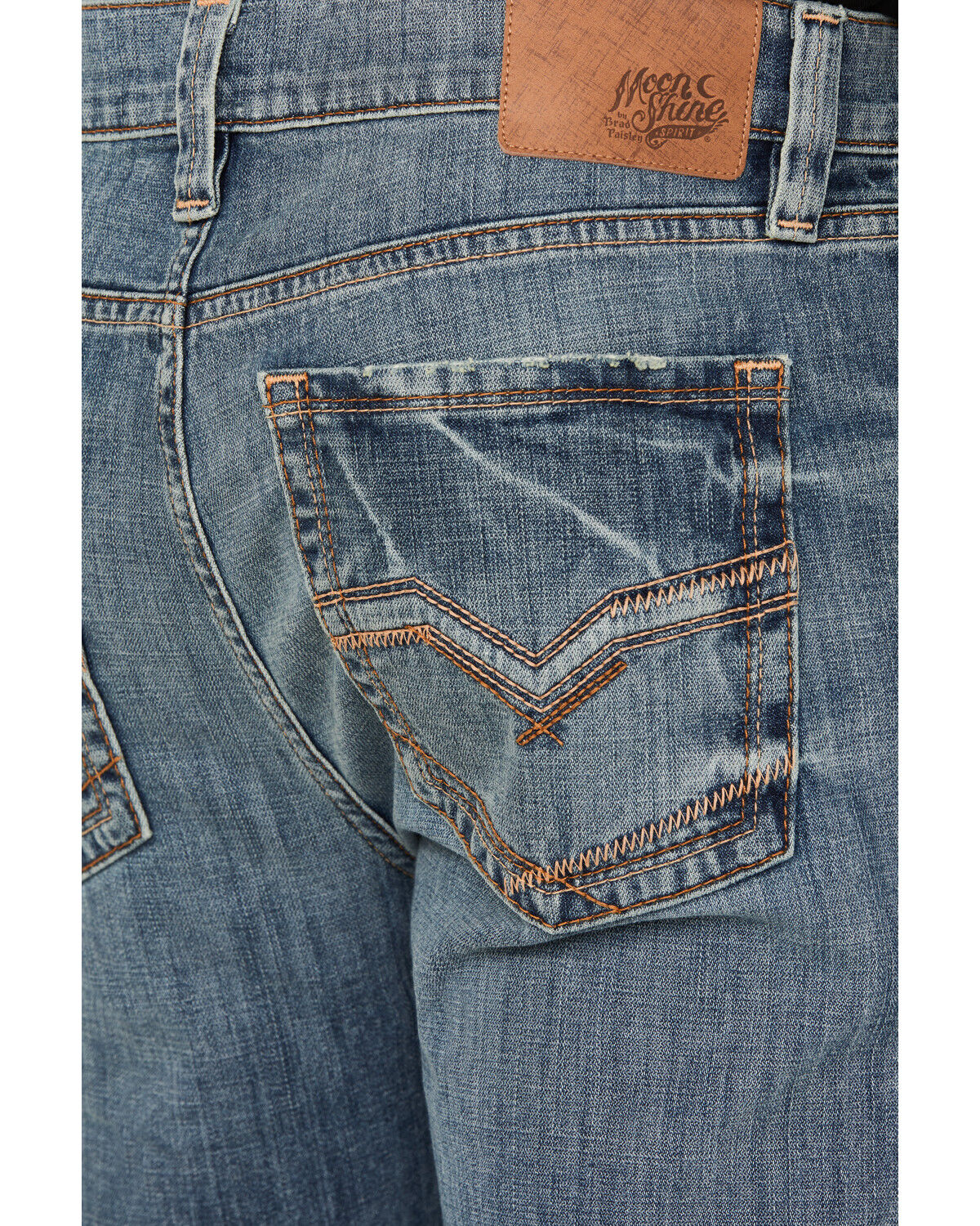 Image #4 - Moonshine Spirit Men's Daybreak Light Wash Slim Straight Stretch Denim Jeans, Light Wash, hi-res