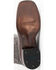 Ferrini Men's Caiman Belly Western Boots - Broad Square Toe, Chocolate, hi-res