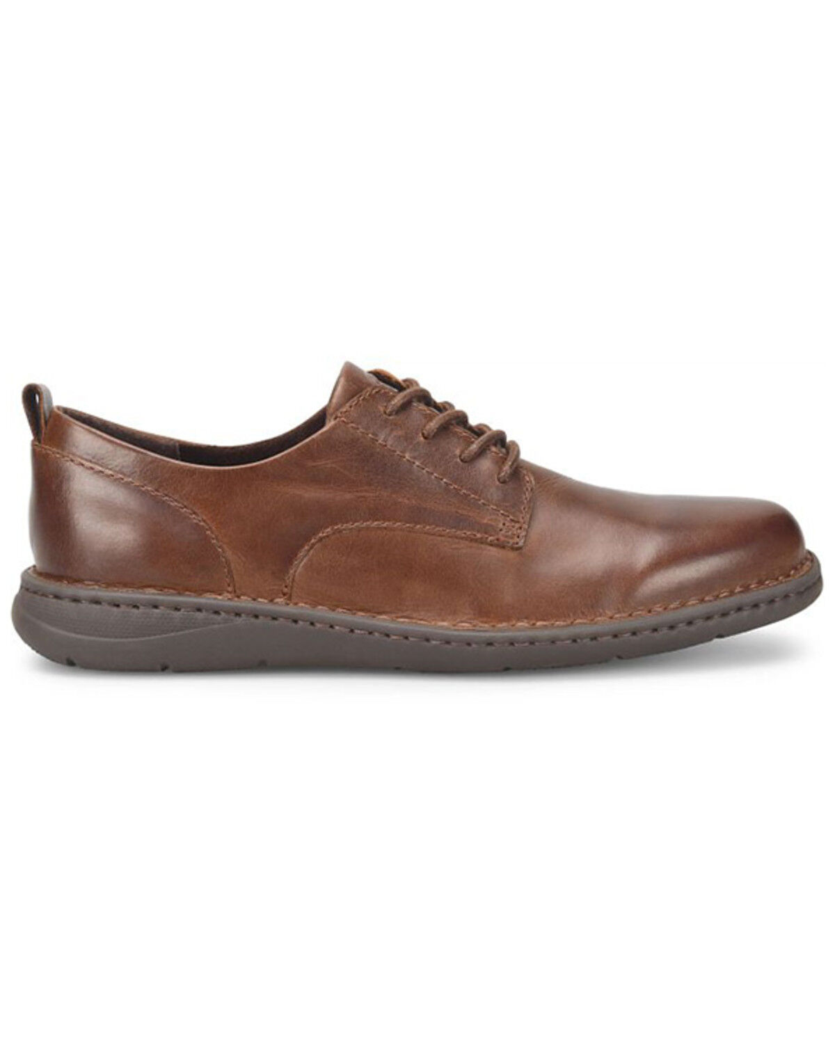 Image #2 - Born Men's Todd Casual Shoes, Dark Brown, hi-res