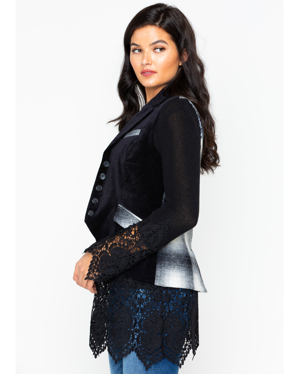 Image #4 - Tasha Polizzi Women's Windsor Vest, White, hi-res