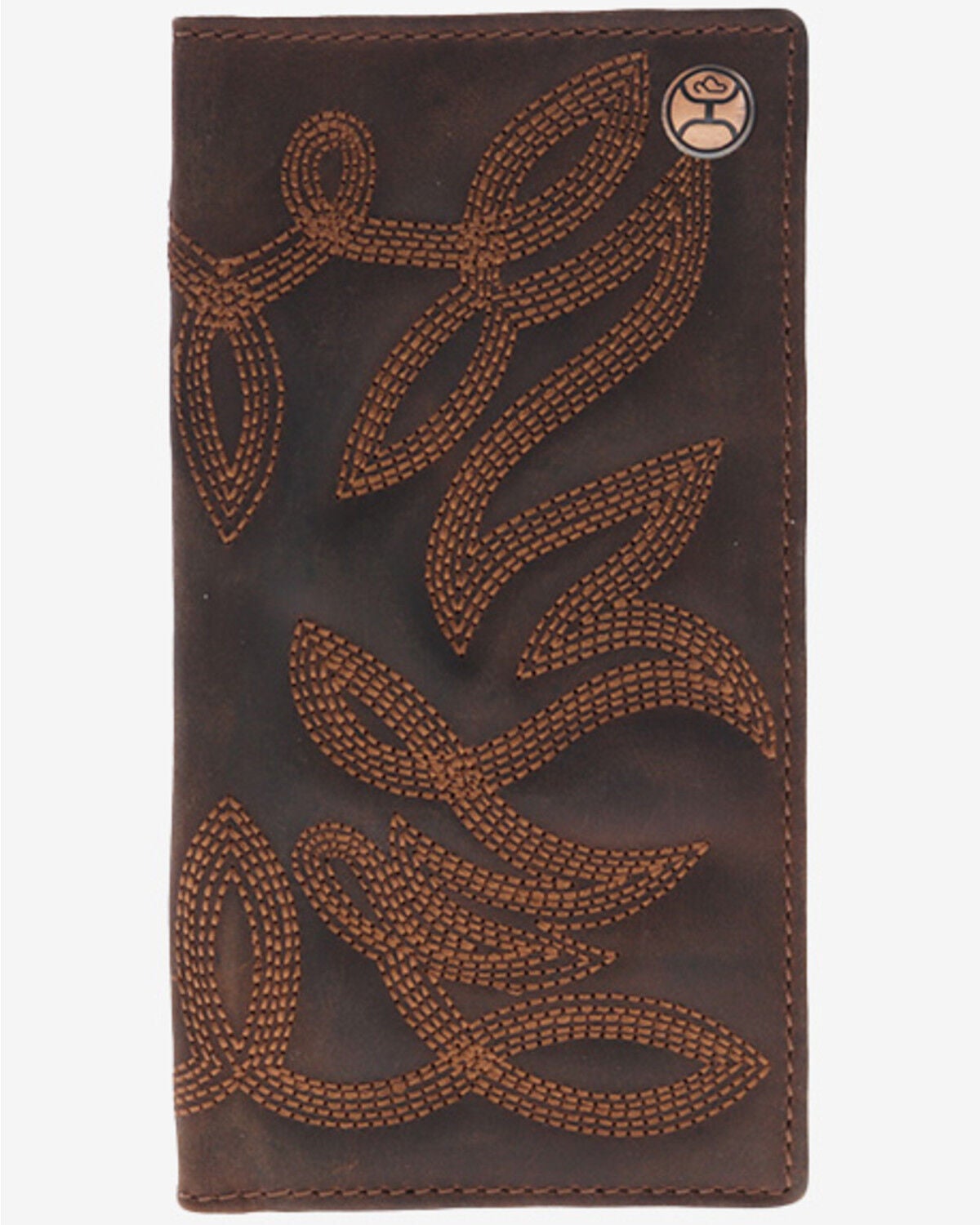 Image #1 - Hooey Men's Wyatt Brown Rodeo Wallet, Brown, hi-res