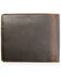 Image #3 - Cody James Men's Brown Don't Tread on Me Bifold Wallet, Dark Brown, hi-res