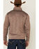 Image #4 - Cowboy Hardware Men's Brown Microfleece Zip-Up Jacket , Brown, hi-res