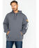 Image #1 - Hawx Men's Logo Sleeve Hooded Work Sweatshirt , Charcoal, hi-res