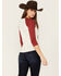 Image #4 - Shyanne Women's 3/4 Sleeve Split Neck Graphic Tee, Cream, hi-res