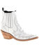 Image #1 - Liberty Black Women's Simone Classic Embroidered Booties - Snip Toe, White, hi-res