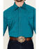 Image #3 - Roper Men's Amarillo Solid Long Sleeve Snap Western Shirt, Turquoise, hi-res