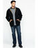 Image #5 - Hawx Men's Zip-Front Thermal Lined Hooded Jacket - Tall, Black, hi-res