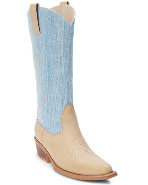 Image #1 - Matisse Women's Banks Western Boots - Snip Toe , Natural, hi-res