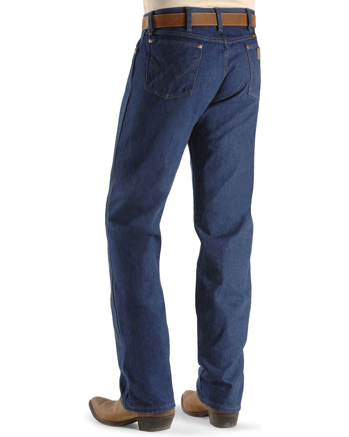 Wrangler Jeans - 13MWZ Original Fit Prewashed Denim - Big 44" to 52" Waist, Indigo, hi-res