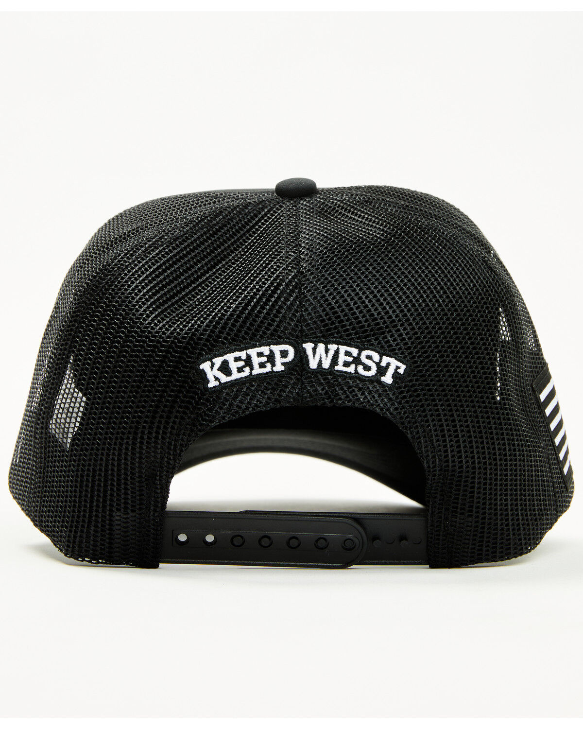 Image #3 - Boot Barn Men's Logo Trucker Cap, Black, hi-res