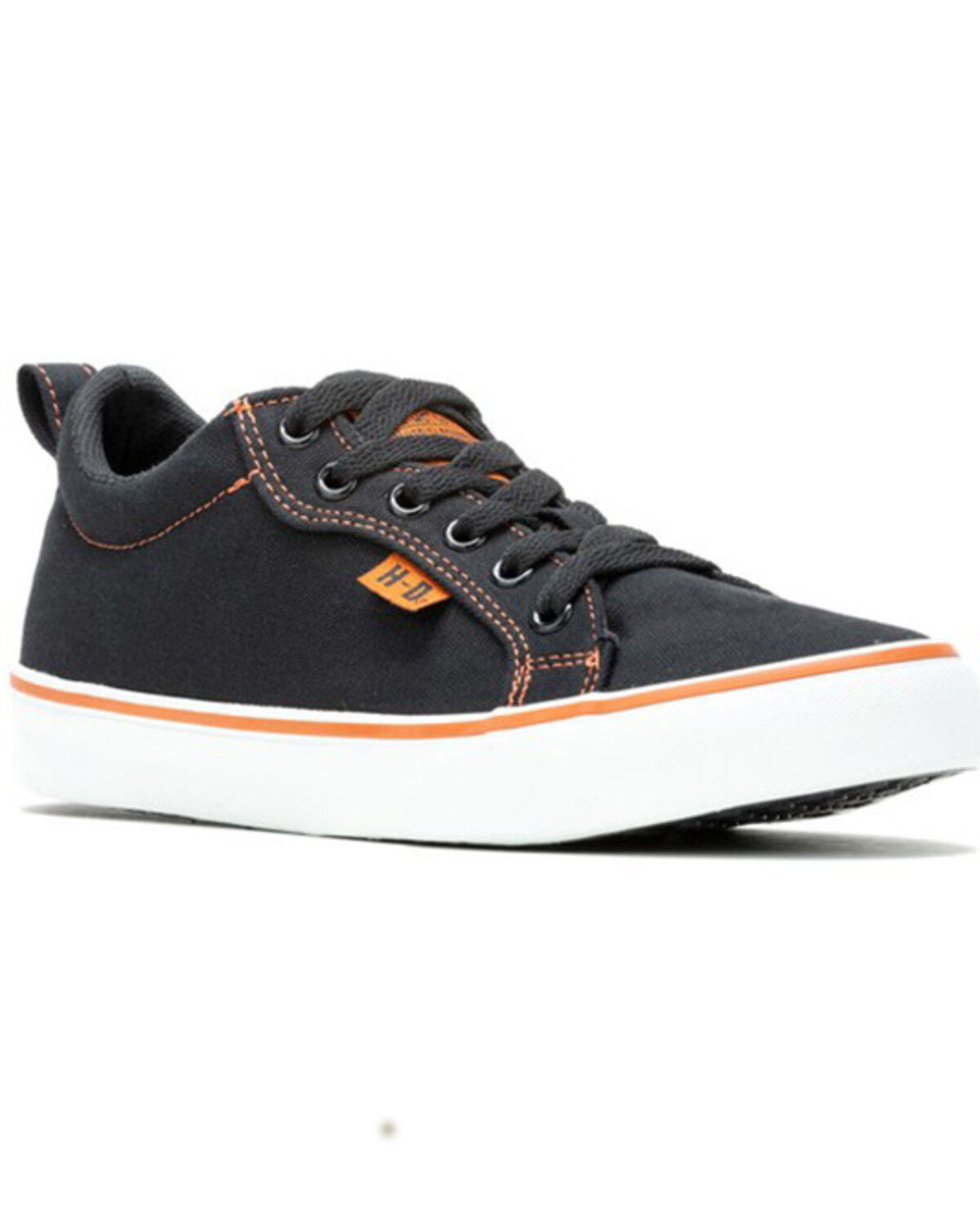 Image #1 - Harley Davidson Women's Torland Vintage Style Sneakers, Black, hi-res