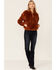 Idyllwind Women's Summit Sherpa Fleece Pullover , Pecan, hi-res