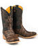Tin Haul Men's Keep Out Western Boots - Wide Square Toe, Black, hi-res