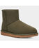 Image #1 - UGG Women's Classic Mini II Lined Short Suede Boots - Round Toe, Forest Green, hi-res