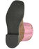 Image #7 - Smoky Mountain Little Girls' El Paso Western Boots - Broad Square Toe, Brown/pink, hi-res