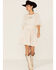 Image #2 - Maggie Sweet Women's Carmen Lace Mini Dress, Ivory, hi-res