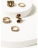 Image #1 - Shyanne Women's Summer Moon Antique Gemstone Ring Set, Gold, hi-res